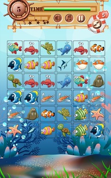 海世界連連看游戲截圖2