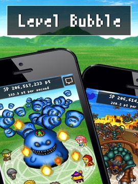 Level Bubble - RPG free game游戲截圖1