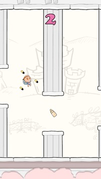 Flappy Baby - 倔強(qiáng)小寶寶游戲截圖5