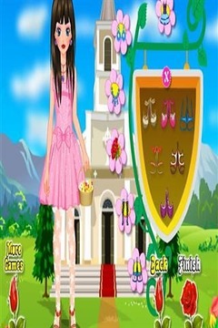 可愛(ài)的花女孩裝扮游戲截圖2