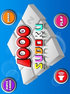 1000 數獨(1000 Sudoku Pro)游戲截圖1