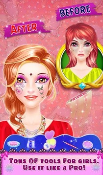 我化妝的女孩游戲截圖1