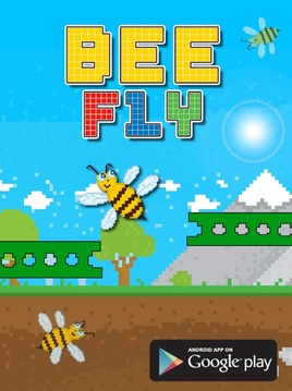 蜜蜂飞 - 飞得高蜜蜂游戏截图2