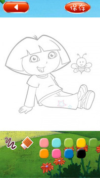 探險的朵拉簡筆畫游戲截圖3