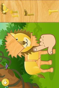 有趣的動物 Animal Fun Puzzle for Toddlers游戲截圖1