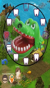 可愛鱷魚拔牙游戲截圖2