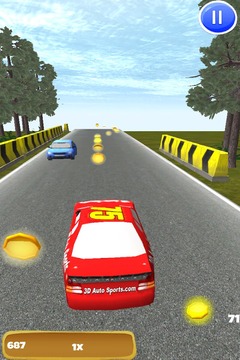 庫(kù)存車賽道：3D賽車游戲截圖1