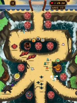 Tower defense : Fish attack游戲截圖1