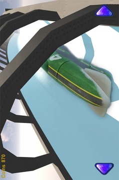 冬季运动：有舵雪橇的3D游戏截图4