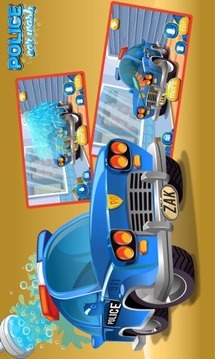 police car wash games for boys游戲截圖2