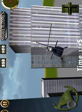 警用直升機(jī)：3D飛行游戲截圖4