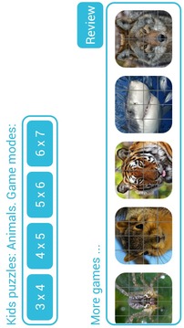 Kids puzzles: Animals游戲截圖2