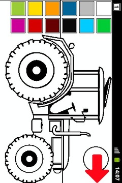 Tractor Colorbook游戲截圖1