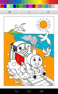 托马斯火车着色游戏截图2