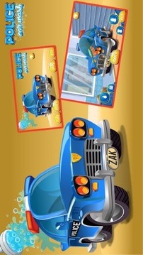police car wash games for boys游戲截圖5