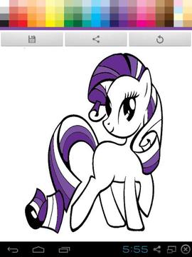 Little Pony Paint游戲截圖1