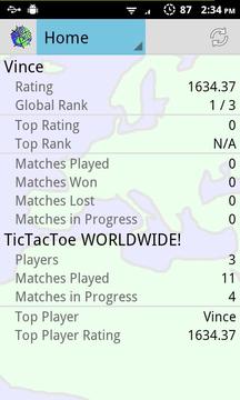 TicTacToe WORLDWIDE!游戲截圖2
