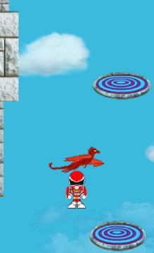 Flying red rangers jump game游戲截圖3