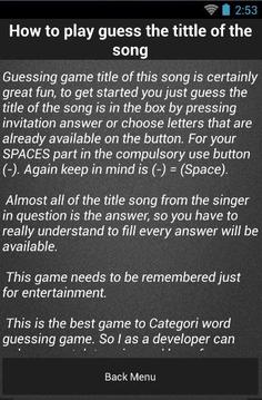 Maroon 5 Guess Song游戲截圖5