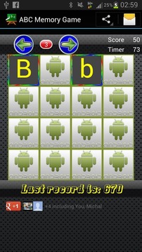 ABC Memory Game游戲截圖3