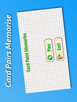 Card Pairs Memorize游戲截圖1