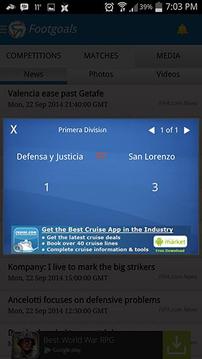 Footgoals: Football Live Score游戲截圖1