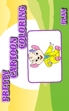 Coloring Pretty Cartoon游戲截圖5