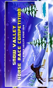 Snow Valley Horse Race游戲截圖1