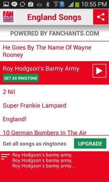 England World Cup Ringtones游戲截圖2