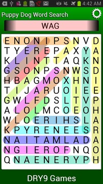 Puppy Dog Word Search游戲截圖3