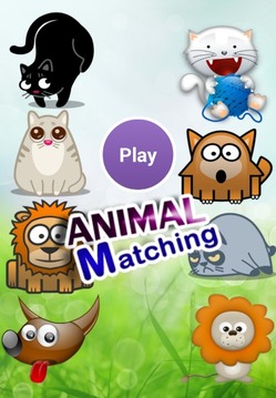 Animal Games for Kids Matching游戲截圖1
