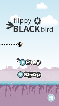 Flippy Black Bird游戲截圖1