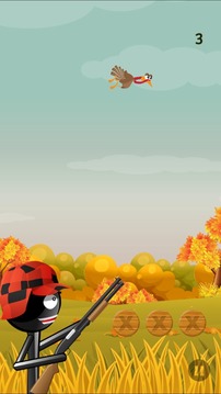 Stickman Turkey Hunter Free游戲截圖5
