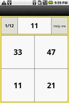 48 numbers random memory游戲截圖1