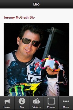 Jeremy McGrath Fan App游戲截圖3