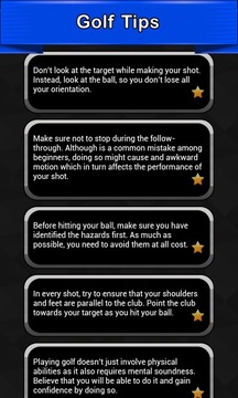 Golf Tips游戲截圖1