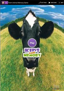 Farm Animal Memory Game游戲截圖1