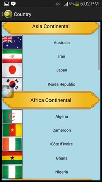 World Cup Schedule 2014游戲截圖2