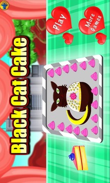 Cooking Game Black Cat Cake游戲截圖3