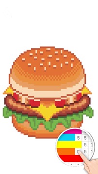 Pixel Art number coloring : pixelpanda coloring游戲截圖2