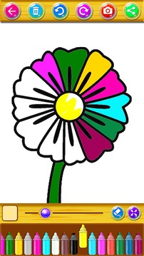 Flower Coloring Pages For Kids游戏截图4