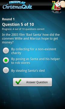 FreePlay Christmas Quiz游戏截图2