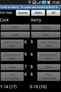 GAA Football Stats Recorder游戲截圖4