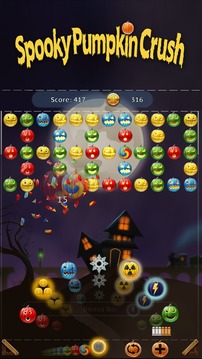 Spooky Pumpkin Crush:Halloween游戲截圖2