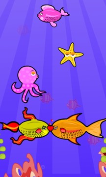 Fun Fish Love Kiss游戲截圖3