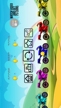 diego bike race in jungle游戲截圖1