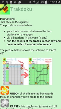 Trakdoku Train Tracks Puzzle游戲截圖1