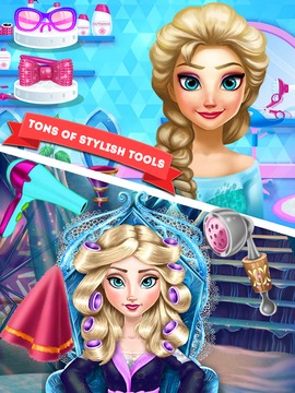 Ice Queen Hair Salon Makeover游戏截图3