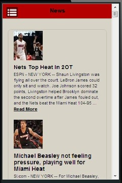 Heat Basketball Fan App游戲截圖3