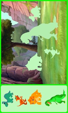 幼儿恐龙拼图游戏截图3